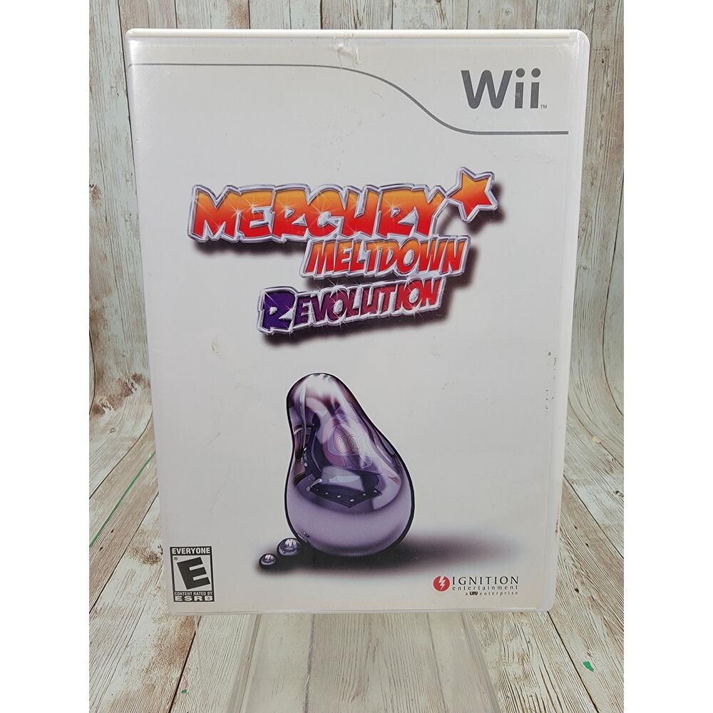 Mercury Meltdown: Revolution (Nintendo Wii, 2007) Complete w/ Manual